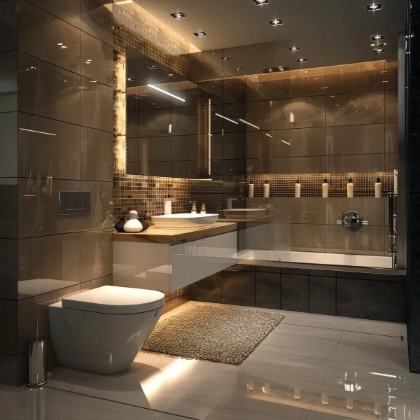 luxury-bathroom-interior-with-dark-marble-tiles-freestanding-bathtub-backlit-mirror-scaled-1